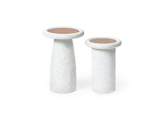 Modern Simple Coffee Table Nordic Round Table Sofa Side Table Corner Table Balcony Sofa Coffee Table Living Room Coffee Table Stone Side Table 3d model