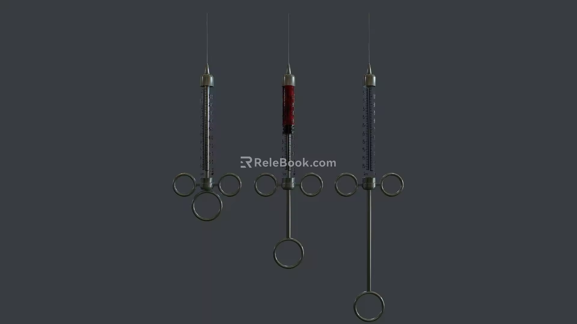 Medical Devices Retro Syringe Retro Syringe 3d model
