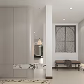 Elegant Modern Living and Dining Area With Sofa Coffee Table and Chandelier