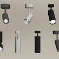 Modern Downlights and Spotlights with Silver White Black Stylish Designs for Home
