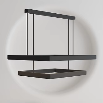 Modern chandelier 3d model