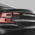 Modern Gray Volvo Sedan With Sleek Design And Alloy Wheels