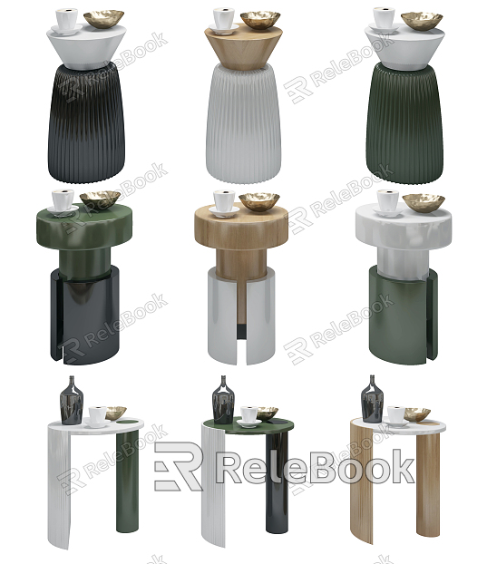 Modern round several sides several combinations model