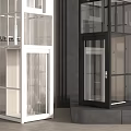 Sightseeing Elevator Glass Elevator Finished Elevator Knob Elevator Combination Elevator 3d model