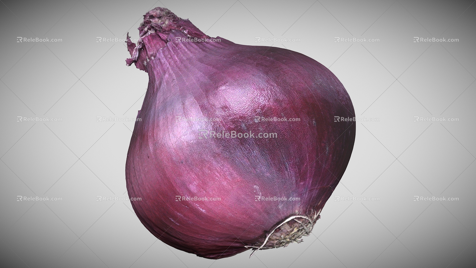 Onion Red Onion Vegetable Scan Onion Scan Vegetable 3d model