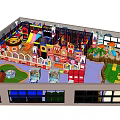 Indoor Commercial Playground Equipment With Slides Climbing Frames And Colorful Play Structures