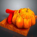 Pumpkin Pumpkin Cartoon Pumpkin Anime Pumpkin Stylized Pumpkin Fantasy Style Pumpkin Vegetable 3d model