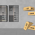 Road Facilities With Directional Signs For Laundry Room And Tailor Shop