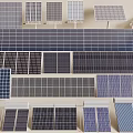 Solar Panels Industrial Equipment With Various Types And High Efficiency Modules 3d model