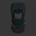Sleek Dark Gray Sports Car With Aerodynamic Design Rear Wing And Alloy Wheels