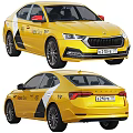 Sporty Yellow Sedan Car Featuring Modern Design And Sleek Exterior Details