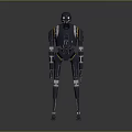 Robot Assistant Small Robot Butler Robot Butler Figure Game Figure 3d model