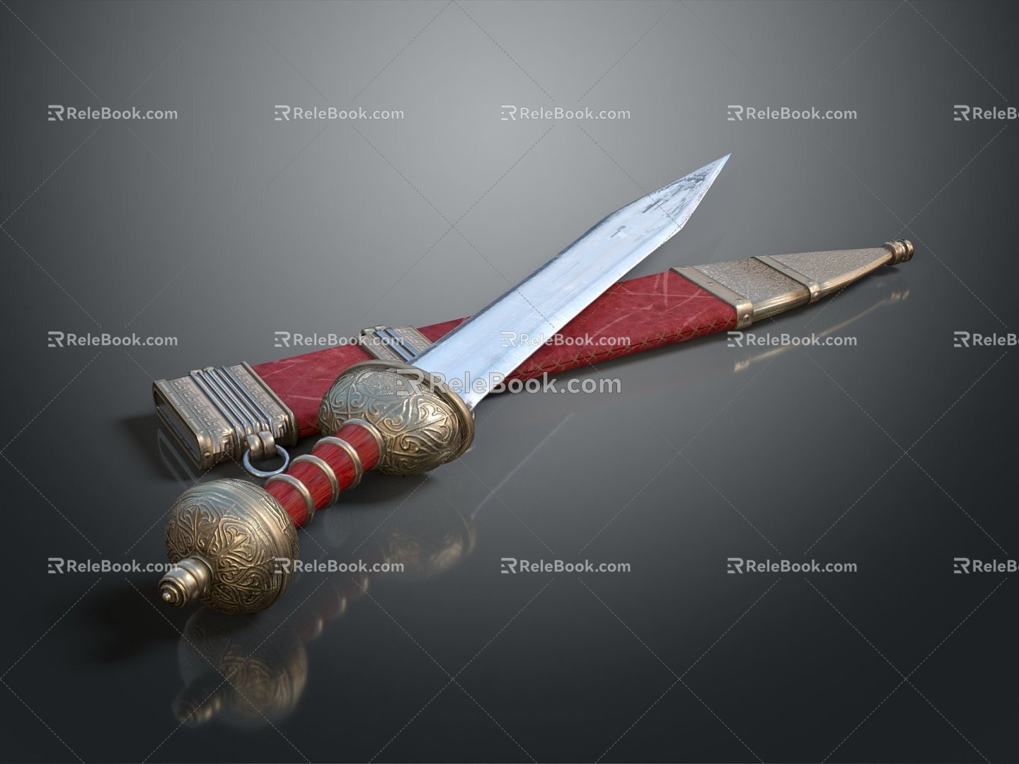 Modern Roman Dagger Officer Sword Long Sword model