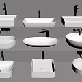 Modern wash basin wash basin table basin 3d model