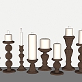 Candlestick lamp 3d model