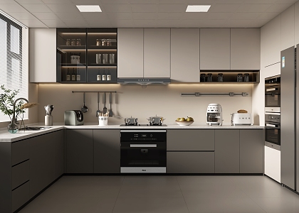 Modern Kitchen 3d model