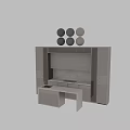 Elegant Modern Kitchen Cabinets Featuring Marble Countertop And Central Island Design