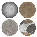 Modern Round Carpet 3d model