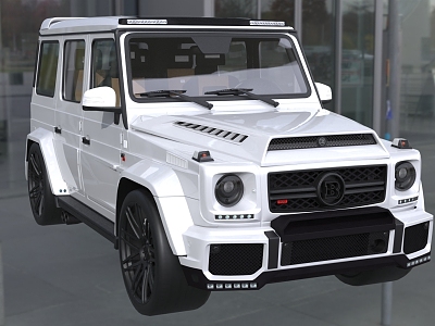 Mercedes-Benz Big G Babos G63V12 Engine Car Off-road Vehicle 3d model