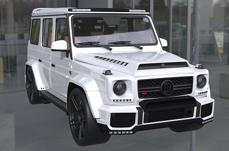 Mercedes-Benz Big G Babos G63V12 Engine Car Off-road Vehicle 3d model