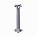 European Roman Column Simple Roman Column 3d model