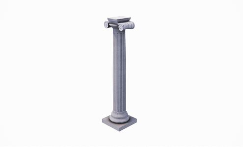 European Roman Column Simple Roman Column 3d model