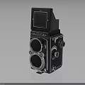 Vintage ROLLEIFLEX Twin Lens Camera Classic Electronic Device Retro Design