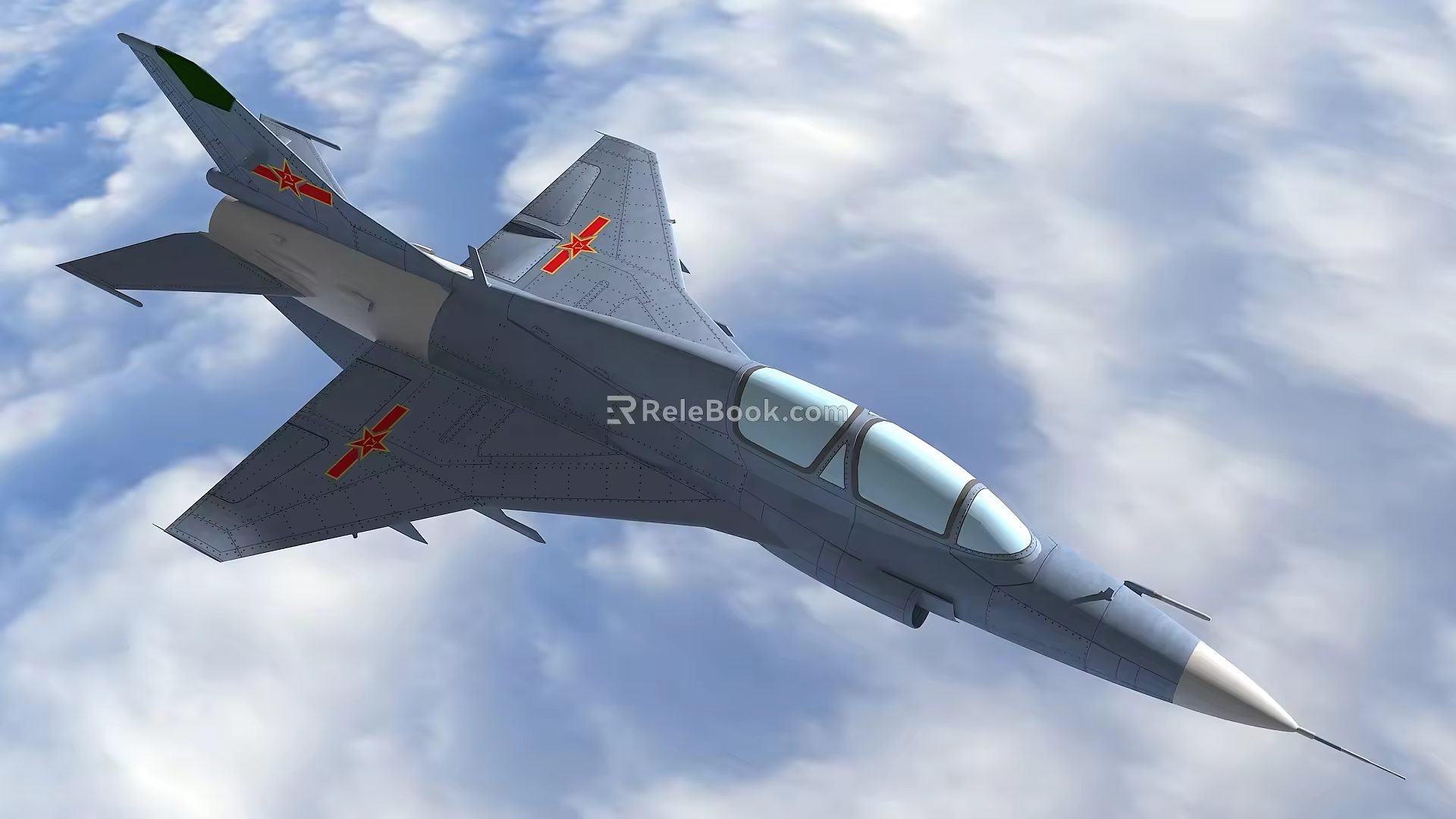 J-9 Instructor 9 Mountain Eagle Condor Advanced Trainer Fighter 3d model