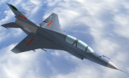 J-9 Instructor 9 Mountain Eagle Condor Advanced Trainer Fighter 3d model