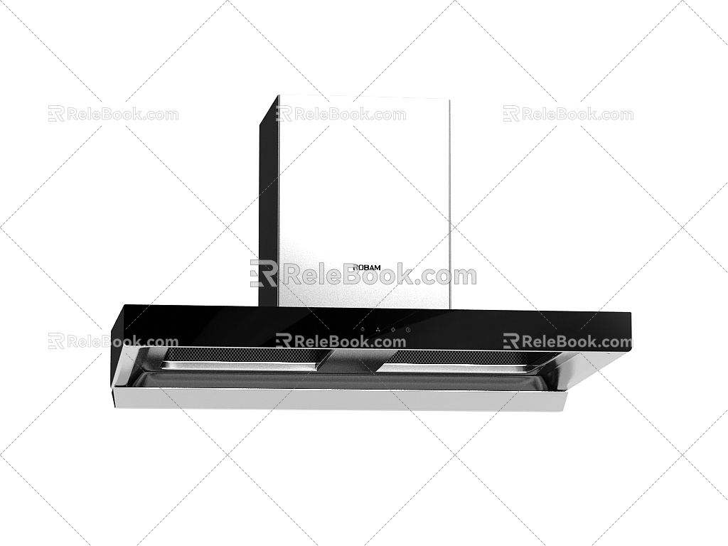 Modern hood range hood 3d model