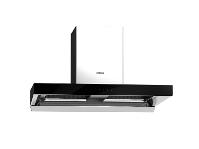 Modern hood range hood 3d model