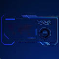 Circuit Line Technology Line Technology Elements 3d model