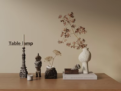 Modern ornaments combination 3d model