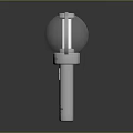 Modern SHYPIN Spherical Device With Smooth White Body And Silver Base