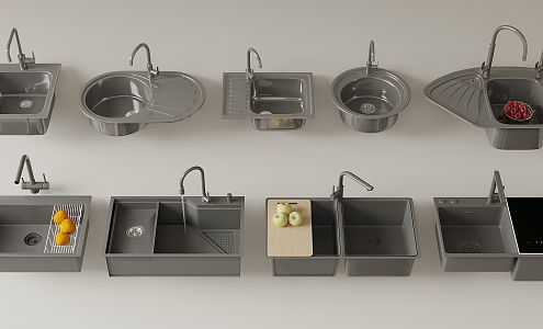 Sink Vegetable basin Vegetable basin 3d model