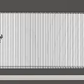 White Vertical Blinds Enhance Modern Interior with Potted Plant on Shelf