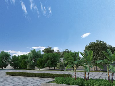 Landscape 3d model