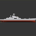 ship yacht ship warship 3d model