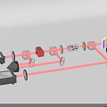 Industrial Equipment System With Pipes Sensors Control Panel And Data Display Components
