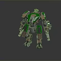 Mech Warrior Mech Soldier Machine Battlearm Mechanical Battlearm Machine Fighter Robot 3d model