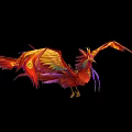 Modern Phoenix Animation 3d model
