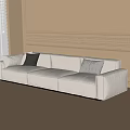 Modern Multiplayer Sofa 3d model