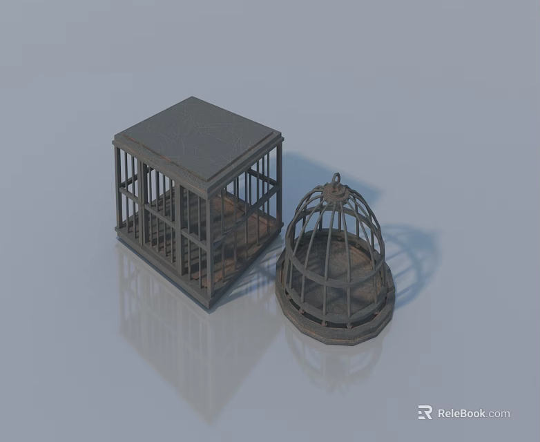 Gray Metal Frame Sofa Coffee Table Set With Square And Round Designs 3d model 