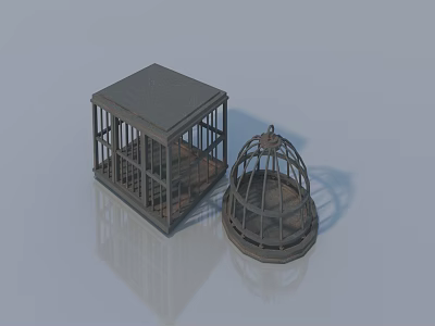 Gray Metal Frame Sofa Coffee Table Set With Square And Round Designs 3d model