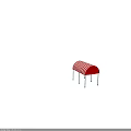 Red And White Striped Outdoor Awning With Sturdy Metal Frame Design