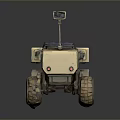 Advanced Planetary Exploration Rover With Solar Panel Camera And Large Off Road Wheels