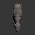 Detailed 3D Rhinoceros Model With Realistic Skin Texture And Digital Rendering
