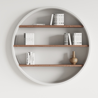 Modern Capital Wall Shelf 3d model