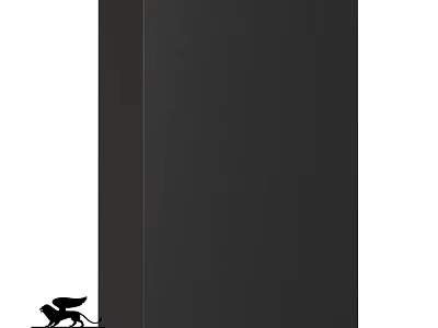 Black Outdoor Light With Modern Simple Design For Garden Patio Lighting 3d model