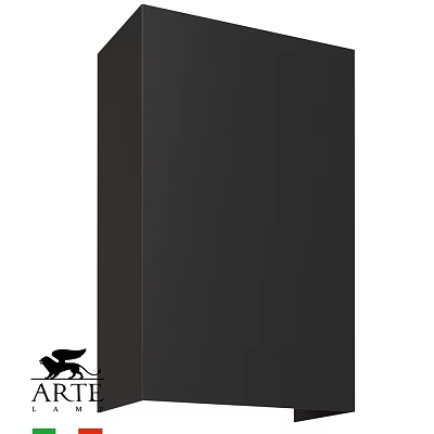 Black Outdoor Light With Modern Simple Design For Garden Patio Lighting 3d model